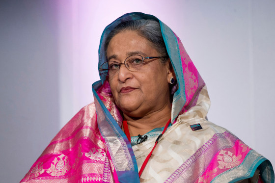 Former Bangladeshi Prime Minister Sheikh Hasina Wajed