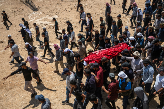Funeral Held For Awdah Hathaleen, Palestinian Activist Killed By West Bank Settler