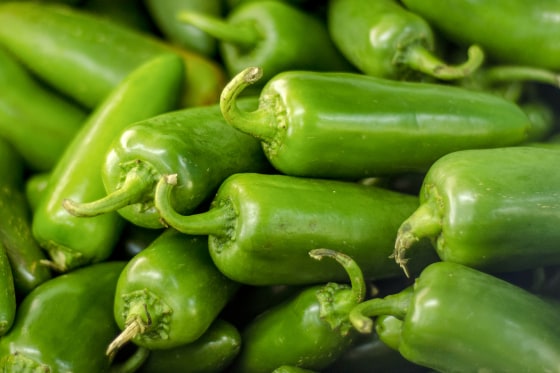 Green Jalapeño Peppers.