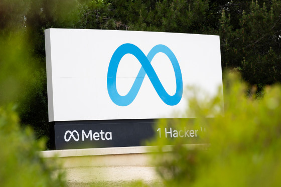 The Meta logo.