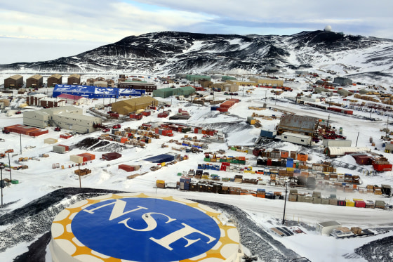 McMurdo Station in Antarctica in 2014.