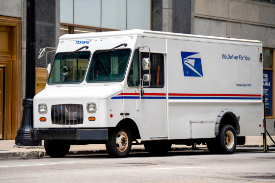 USPS truck.