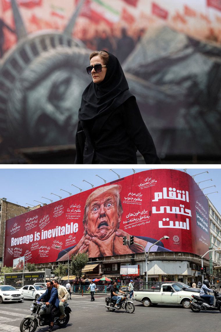 Since the beginning of the year, visual representation of death and destruction aimed at the U.S. has increased dramatically in Tehran. 