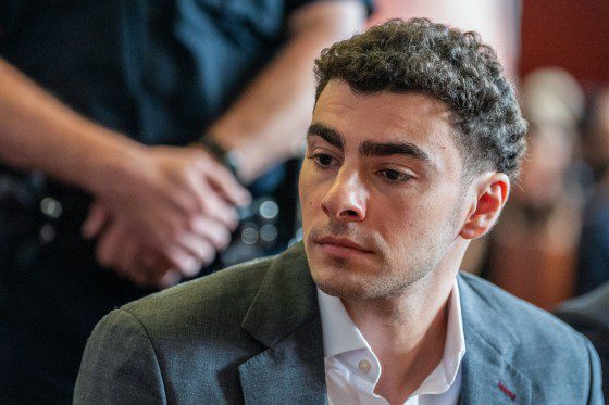 Luigi Mangione appears in court in New York.