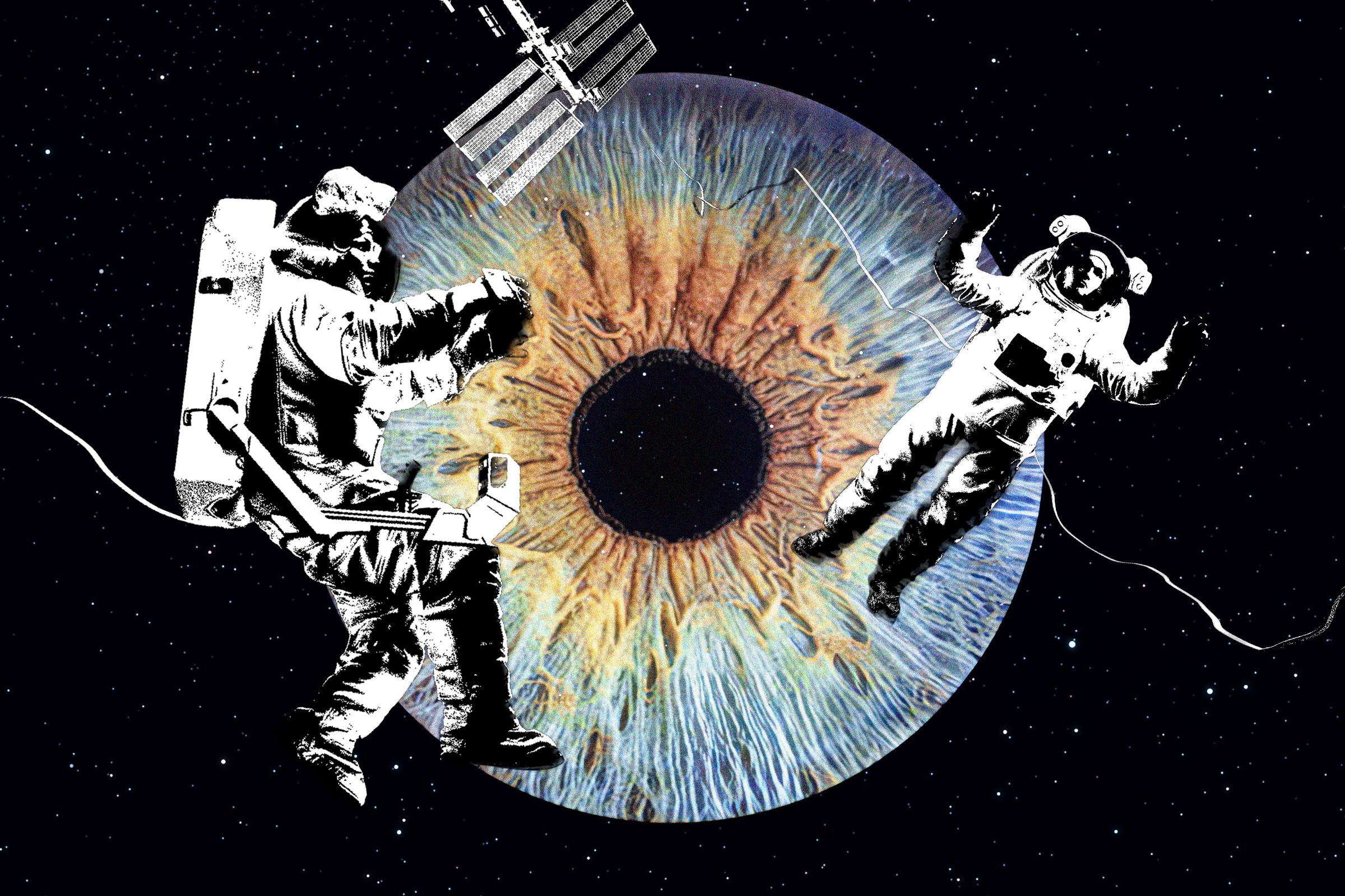 Image may contain Adult Person Astronomy and Outer Space