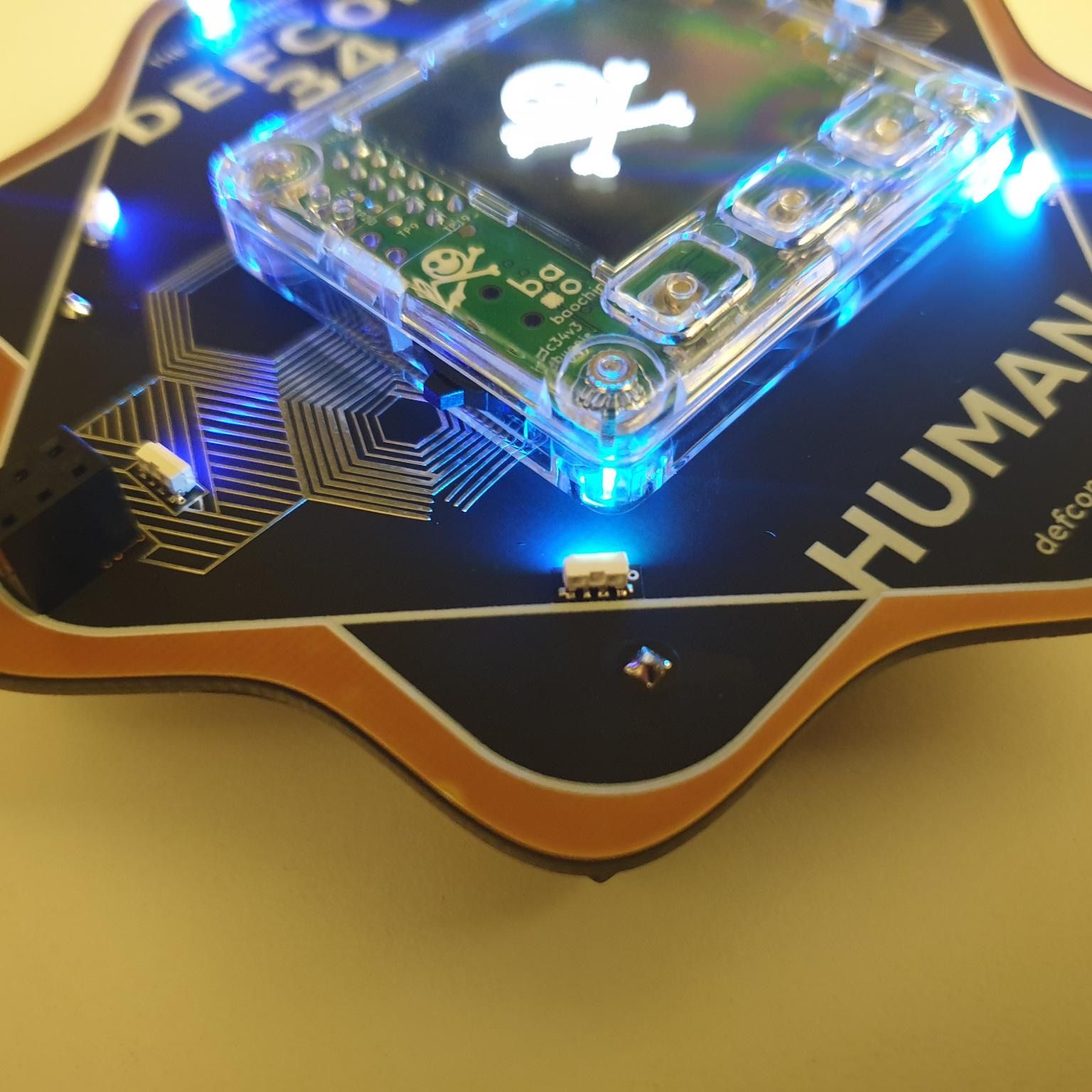 All badges have a transparent removable core module that functions as a standalone opensource hardware security token.