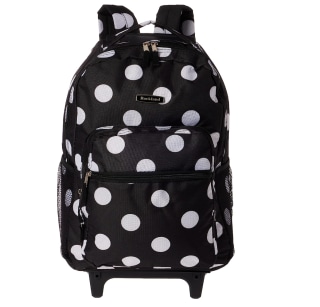 Rockland Double Handle Rolling Backpack